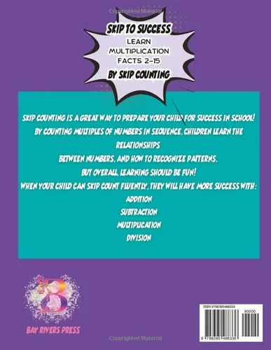 Vista 2 de Skip to Success Skip Counting Workbook Multiplication Facts Practice Workbook