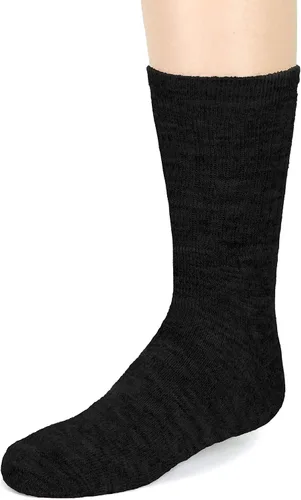 Vista 3 de WARRIOR ALPACA SOCKS - Calcetines unisex de lana de alpaca para niños - Pie forrado de rizo