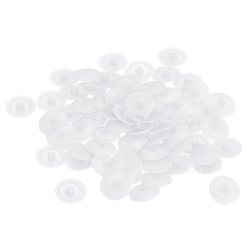 Vista 7 de uxcell Cubiertas de tapa de rosca, 80 piezas de 0.657 x 0.169 in de plástico para tornillos de rosca Phillips Cam Tornillo autorroscante, marrón café