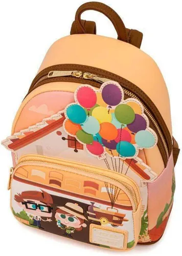 Vista 3 de Loungefly Disney Pixar Up Working Buddies - Bolso de hombro con doble correa para mujer Multi Bordado