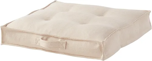 Vista 9 de Almohada cuadrada copetuda con funda extraíble, negro, grande (40 pulgadas)