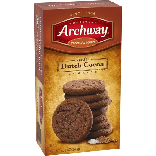 Vista 4 de Archway Galletas blandas de cacao holandés (paquete de 4)