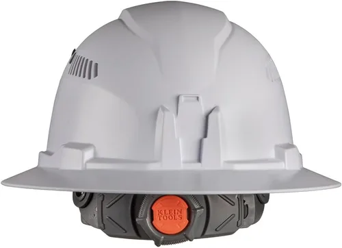 Vista 9 de Klein Tools Hard Hat and Accessories Kit, Vented Full Brim Hard Hat, Headlamp, Sweat Band