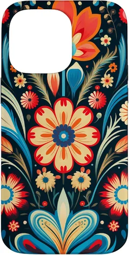 Vista 21 de Polish Folk Art Flower Pattern Poland Case for iPhone 17