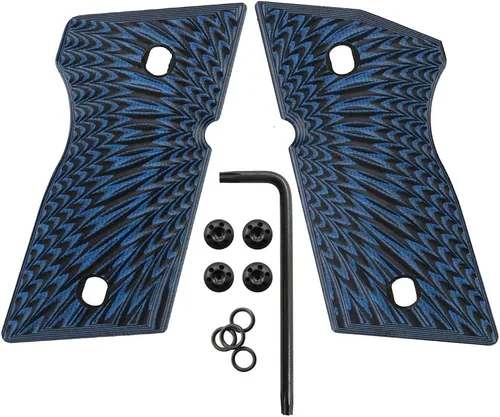 Vista 2 de Manijas G10 para CZ 2075 RAMI, Sunburst textura, moderno mano