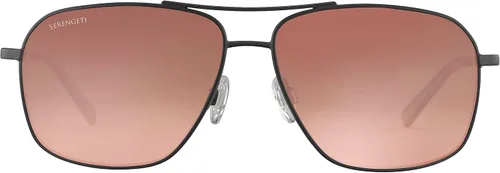 Vista 3 de Serengeti Gafas de sol cuadradas Dorwinn para hombre, Mate negro