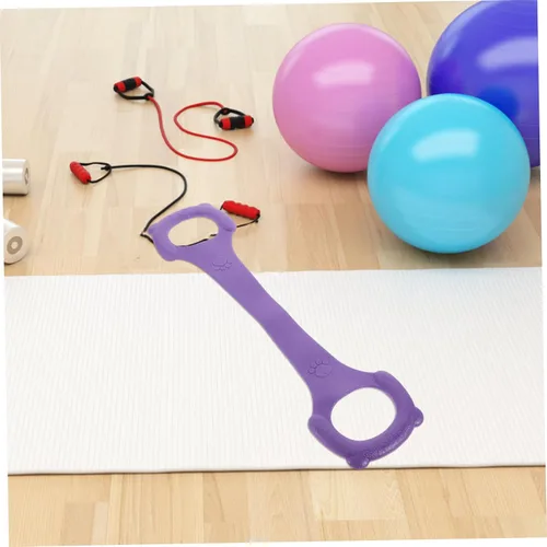Vista 6 de Tensor de yoga multifunción Bandas de estiramiento Banda de resistencia elástica Expansor de pecho Ejercicio Herramienta de fitness portátil
