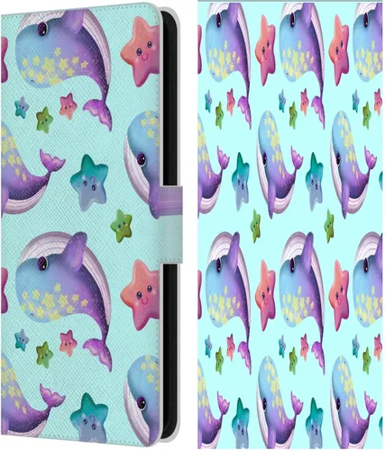 Vista 200 de Head Case Designs Officially Licensed Carla Morrow Colorful Space Dice Patterns Leather Wallet Case Compatible with Samsung Galaxy A07 4G