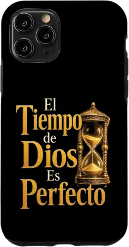 Vista 32 de Fe Cristiana El Tiempo De Dios ES Perfecto Hourglass Case for iPhone Air