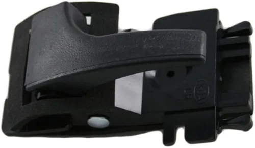 Vista 31 de TRQ Manija de puerta interior delantera izquierda cromada y negra para el lado del conductor compatible con Ford F-150 2012-2014
