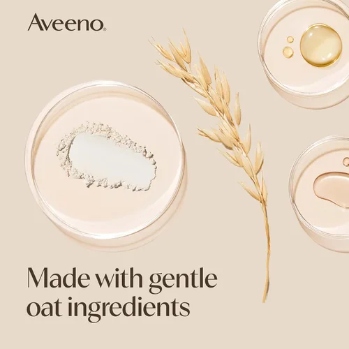 Vista 7 de Aveeno Baby Welcome Little One - Set de regalo para el cuidado de la piel con gel corporal nutritivo y champú, lavado de baño relajante, toallitas
