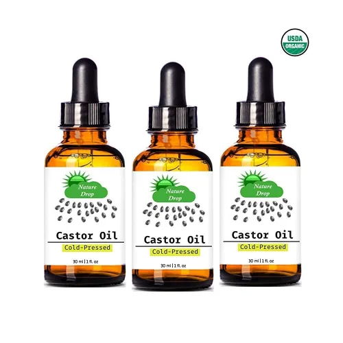 Vista 5 de Nature aceite de ricino orgánico 1 onza - Certificado por USDA, 100% puro, prensado en frío, sin hexano - El mejor aceite para pestañas, cabello