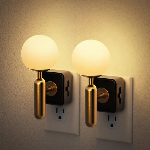 Vista 14 de JandCase Luz Nocturna de Vela, Luces Nocturnas que se Enchufan a la Pared, Blanco Suave 3000K, Brillo Ajustable 0-100LM, Sensor de Anochecer a