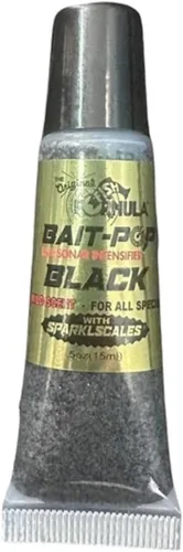 Vista 13 de Bait Pop Black & Blue - Intensificador de sonar vivo perfumado con escamas de destellos de 0.5 onzas