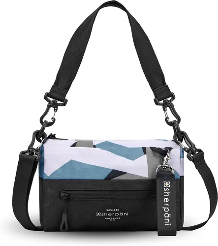 Vista 59 de Sherpani Skye - Bolso cruzado pequeño, de nailon, ligero, para mujer, con protección RFID