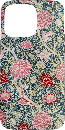 Vista 28 de iPhone 16 Cray - William Morris Art Nouveau Pattern Case