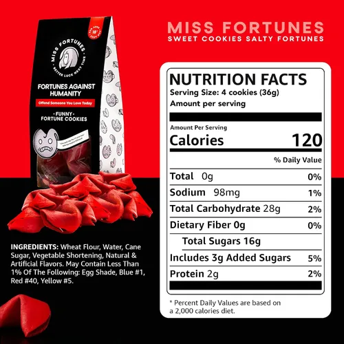 Vista 2 de Miss Fortunes, Funny Fortune Cookies, Fortunes Against Humanity with Messages So Dark, We Could Only Get Them Impreso en Nueva Jersey