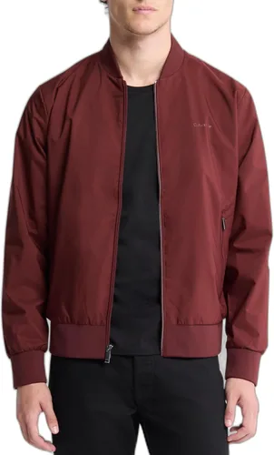Vista 5 de Calvin Klein Chaqueta bomber con cremallera con logotipo mate para hombre