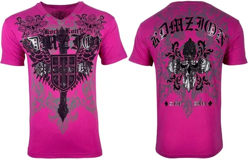 Vista 2 de Archaic by Affliction - Camiseta para hombre Harlow Y2K