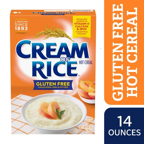 Vista 2 de Cream of Rice Cereal caliente sin gluten, 14 onzas