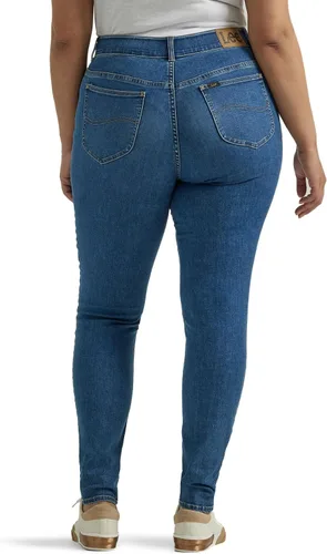 Vista 3 de Lee Jeans ajustados de tiro alto Ultra Lux Comfort con Flex Motion para mujer