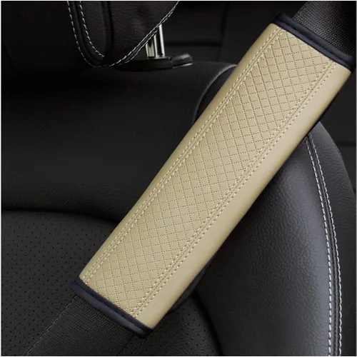 Vista 26 de zipelo - Juego de 2 piezas de fundas para cinturón de seguridad de auto, almohadillas de cuero transpirables para el hombro que protegen tu cuello