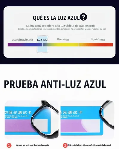 Vista 6 de Paquete de 3 lentes miopía a distancia, antiluz azul cerca de visión visible, lentes de miopía hipermetropía Negro y gradiente Negro y gris