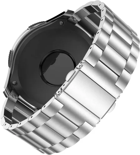 Vista 4 de BaiHui - Correa de metal compatible con Galaxy Watch de 1.81 pulgadas, Gear S3 Classic/Frontier, sin huecos, de liberación rápida, de acero