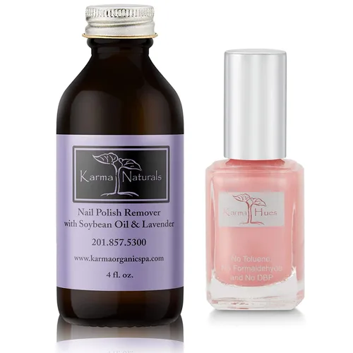 Vista 5 de karma organic Esmalte de uñas Halal certificado, verdaderamente transpirable, libre de crueldad animal y vegano con removedor de esmalte de uñas