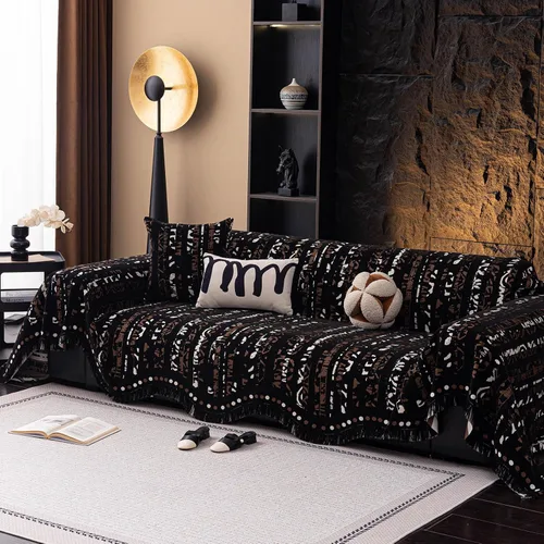 Vista 31 de DREAMINGO Funda de Sillón de Chenilla Fundas de Sofá Jacquard Lavables Protector de Muebles Funda de Sofá Reclinable 1 Cojín Funda de Silla A0#