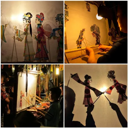 Vista 7 de LimiFas - Marionetas de mano con sombra, 15.0 x 9.6 in, diseño de sombras chinas, Plástico, Diaochan