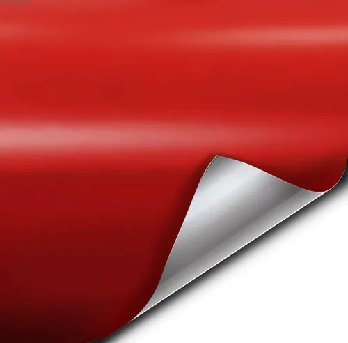 Vista 7 de VviViD, Rollo de vinilo con tecnología de liberación de aire, color rojo sangre mate