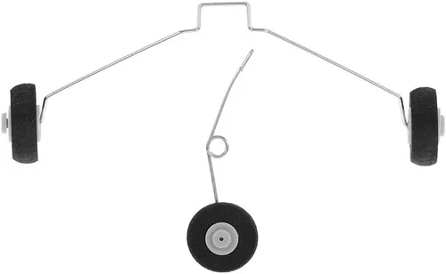Vista 3 de HUIOP Pieza de bricolaje, aterrizaje/ruedas para Z51 RC avión de espuma de lanzamiento de mano planeador Drone DIY