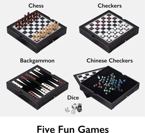 Vista 3 de Mainstreet Classics Broadway - Juego de mesa 5 en 1