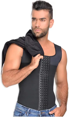 Vista 5 de MD 0060 Body Shaper Compression Shirt for Men Faja Camisilla de Hombres