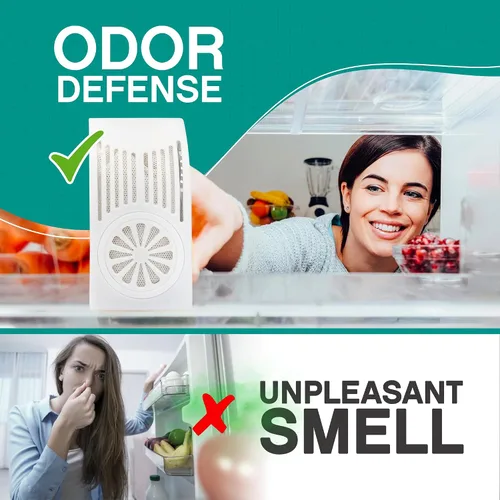 Vista 4 de Desodorizador para refrigerador con zeolitas (paquete de 1) – Eliminador de olores para refrigerador y congelador – eclipsa las bolsas