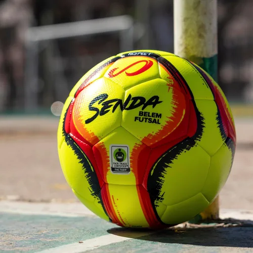 Vista 9 de Senda Belem Balón de Futsal para Entrenamiento Amarillo/Rojo/Naranja/Negro