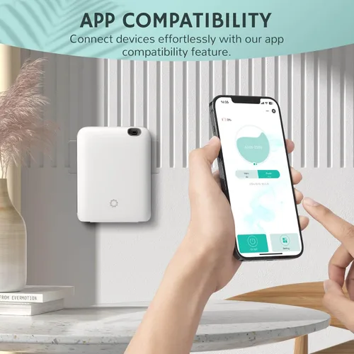 Vista 5 de Airthereal Máquina de aire de aroma nebulizante portátil, difusor de fragancia sin agua de 6.8 fl oz con tecnología de aire frío y control