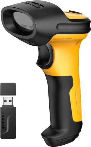 Vista 10 de Inateck - Escáner de código de barras Bluetooth, 1 carga para 180 días de espera, alcance de 35 m, escaneo automático rápido y preciso, BCST-70