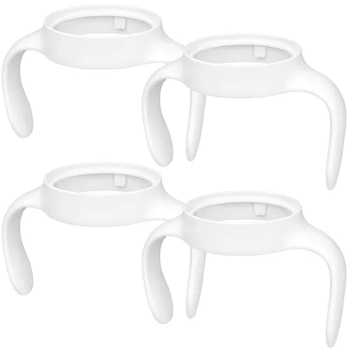 Vista 8 de CHUBBIEE Asas para biberones compatibles con MAM de 5 onzas, 9 onzas y 11 onzas, agarres ergonómicos, accesorios de entrenamiento de PP sin BPA