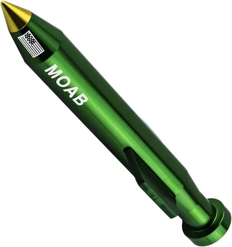 Vista 3 de VMS Racing Green Gold Moab Antinna en aluminio mecanizado CNC de calibre pesado compatible con JEEP COMPASS