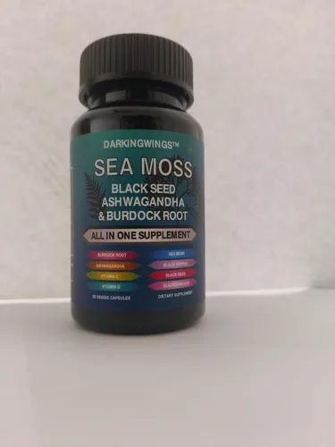 Vista 4 de Cápsulas de Shilajit y Musgo Marino