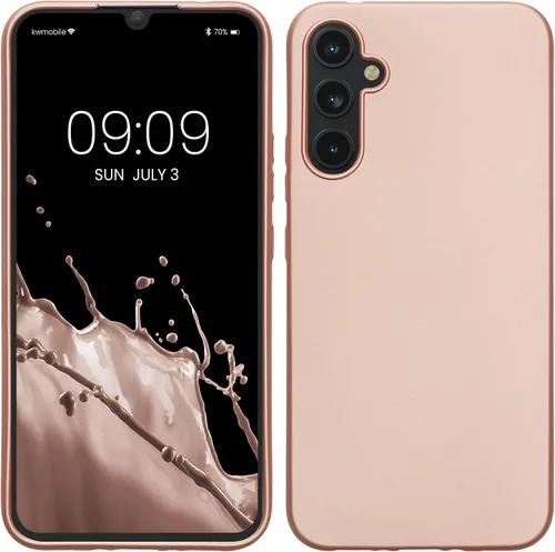 Vista 258 de kwmobile Funda compatible con Samsung Galaxy A12 - Funda protectora de silicona TPU suave y delgada - Azul Báltico