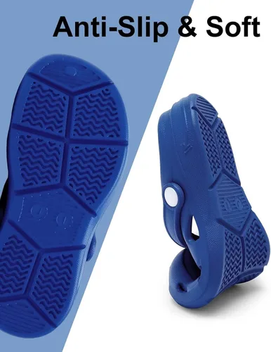 Vista 4 de Zuecos de jardín para niños, zapatos de agua, sandalias para interiores y exteriores (niños pequeñosniños grandes)
