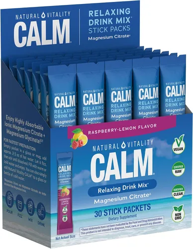Vista 8 de Natural Vitality Calm Magnesium - Polvo de 16 onzas Mezcla de bebida relajante Suplemento con sabor a cereza 325 mg por porción Sin OMG, sin