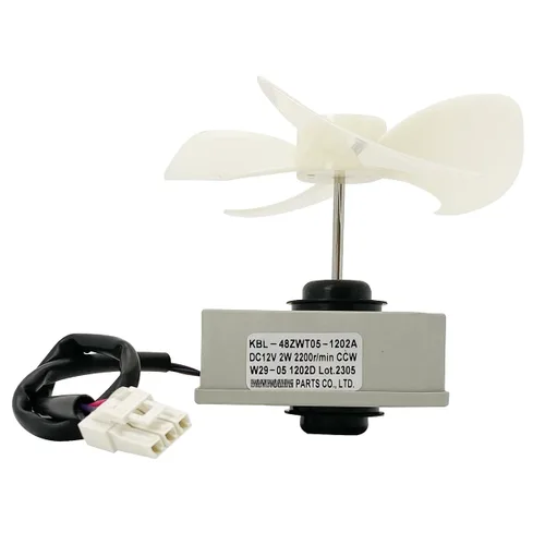 Vista 2 de KBL-48ZWT05-1202A Conjunto del motor del ventilador del evaporador del refrigerador para Frigidaire 5304518492, Magic Chef 3059900004, refrigerador