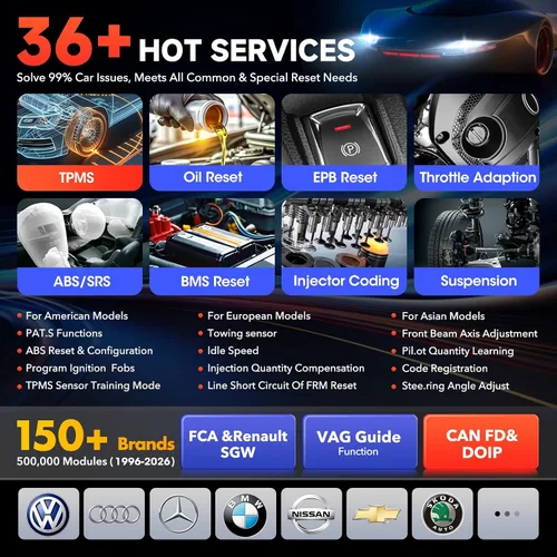 Vista 7 de Autel Escáner MaxiSYS MS906 PRO-TS, 2026 Igual que MS906 PRO2-TS MK906S PRO2-TS Hasta de MP900TS MS906MAX MS906PRO, V2.0 TPMS completo y ECU C0ding
