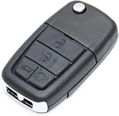 Vista 2 de Beefunny Reemplazo Flip plegable remoto llavero coche 315MHz CAN ID46 Chip 5 botón para Pontiac G8 FCC ID: 0UC6000083 (1)