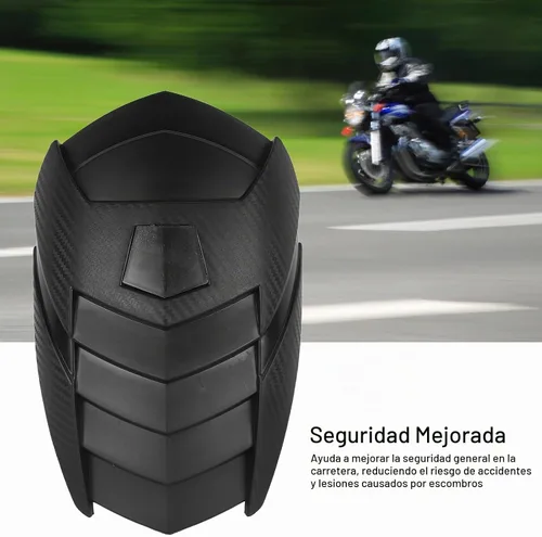 Vista 2 de KIMISS - Cubierta para rueda trasera de motocicleta, protector de plástico ABS KIMISS para neumáticos traseros a prueba de salpicaduras, universal