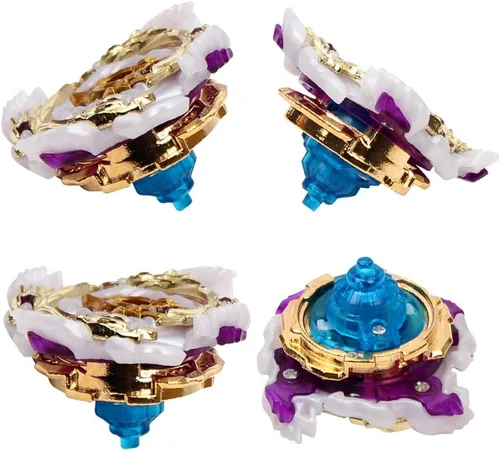 Vista 9 de Juego de 8 piezas Burst Gyros Battling Top Battle Burst de alto rendimiento, amarillo